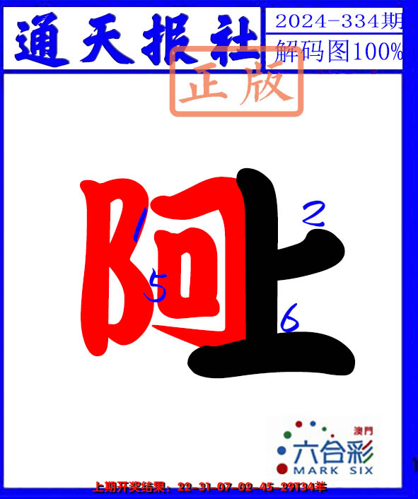 2024334期解码图