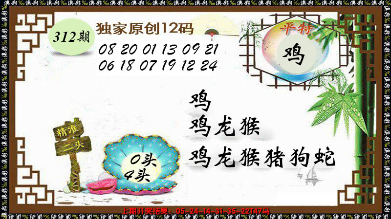 2024312期12码特图