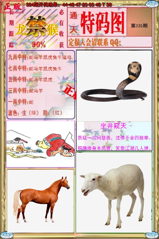2024335期特码图