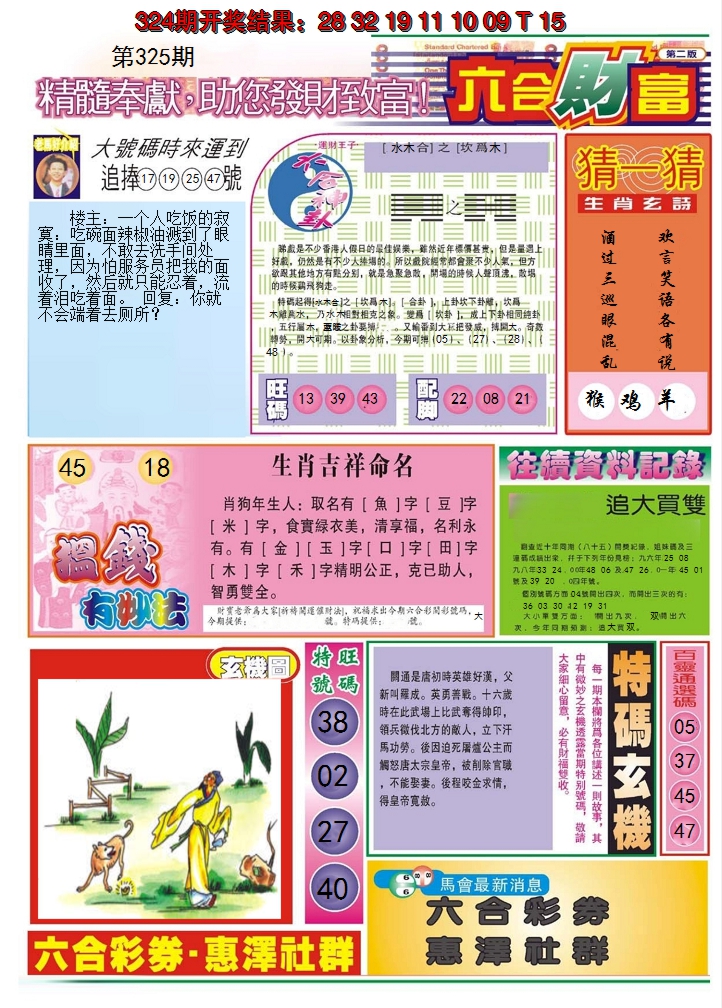 2024325期六合财富B