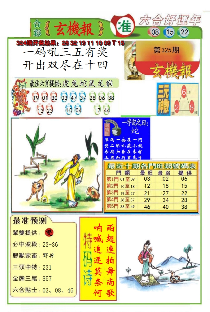 2024325期九龍玄机报(推荐)