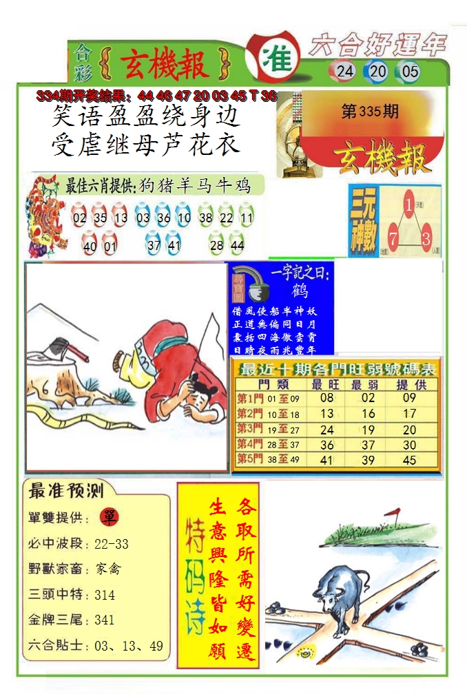 2024335期九龍玄机报(推荐)