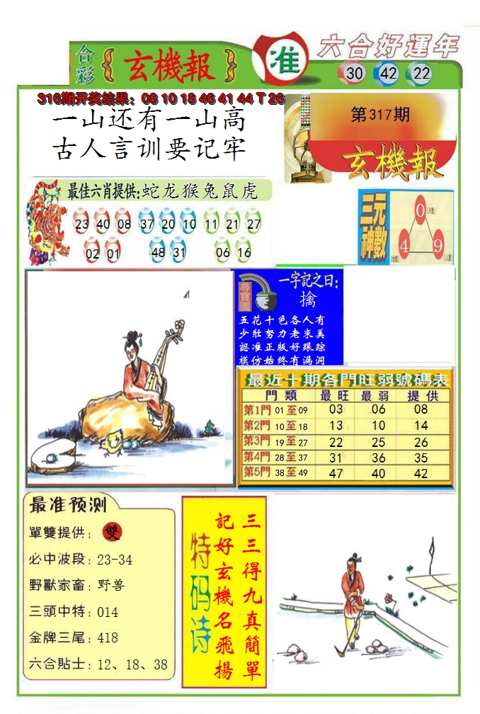 2024317期九龍玄机报(推荐)