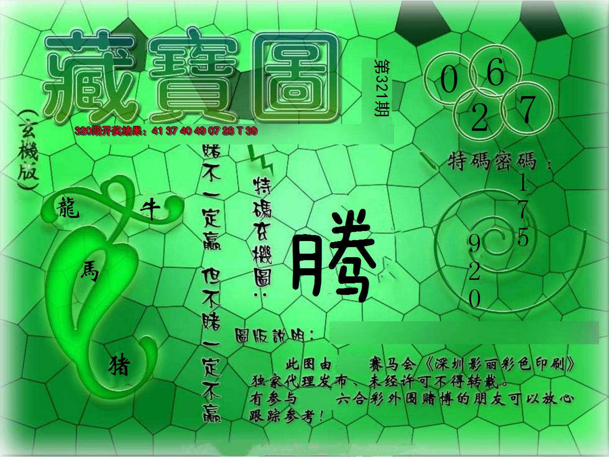 2024321期九龍玄机报
