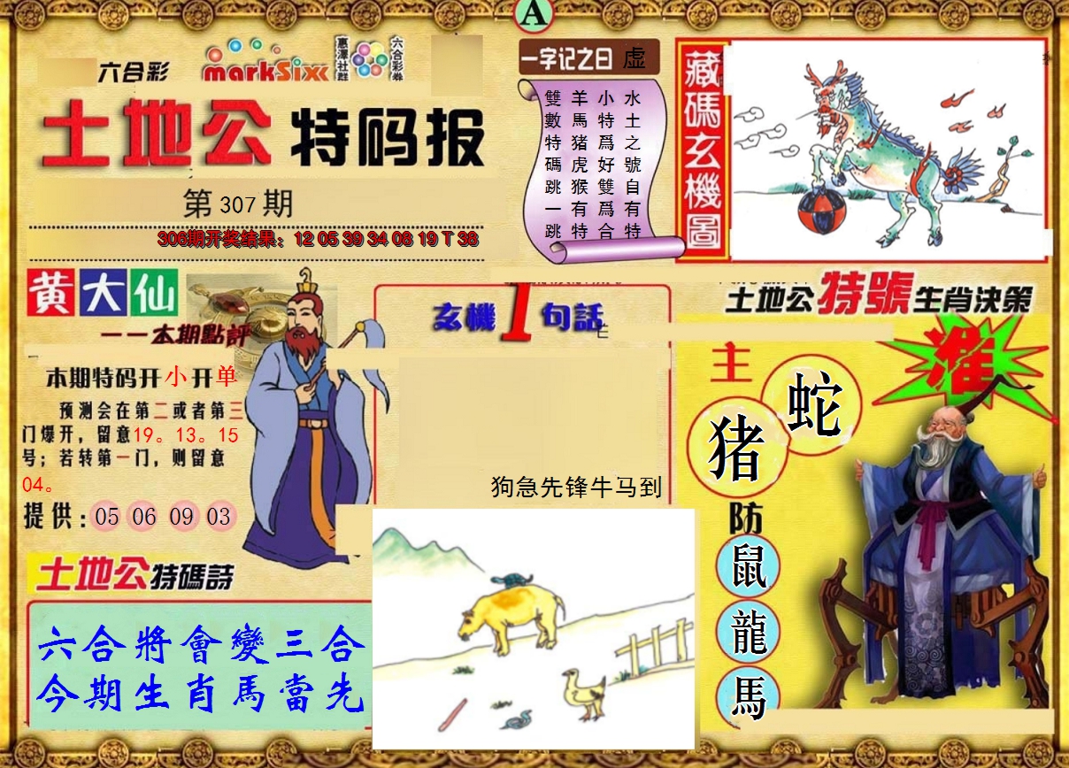2024307期土地公特码报A