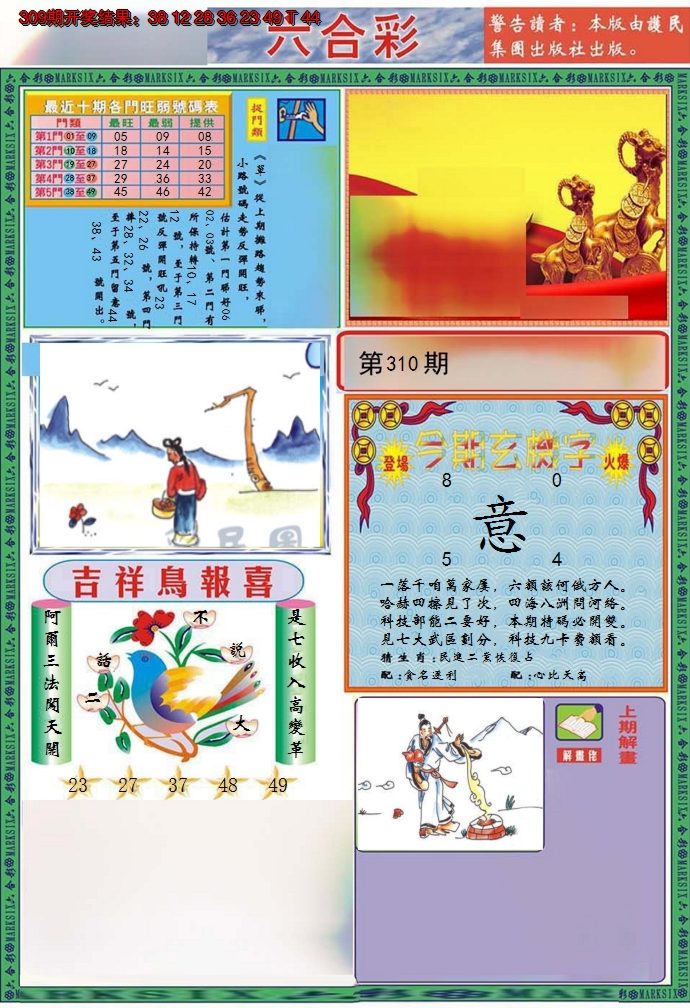 2024310期九龍2011A(推荐)