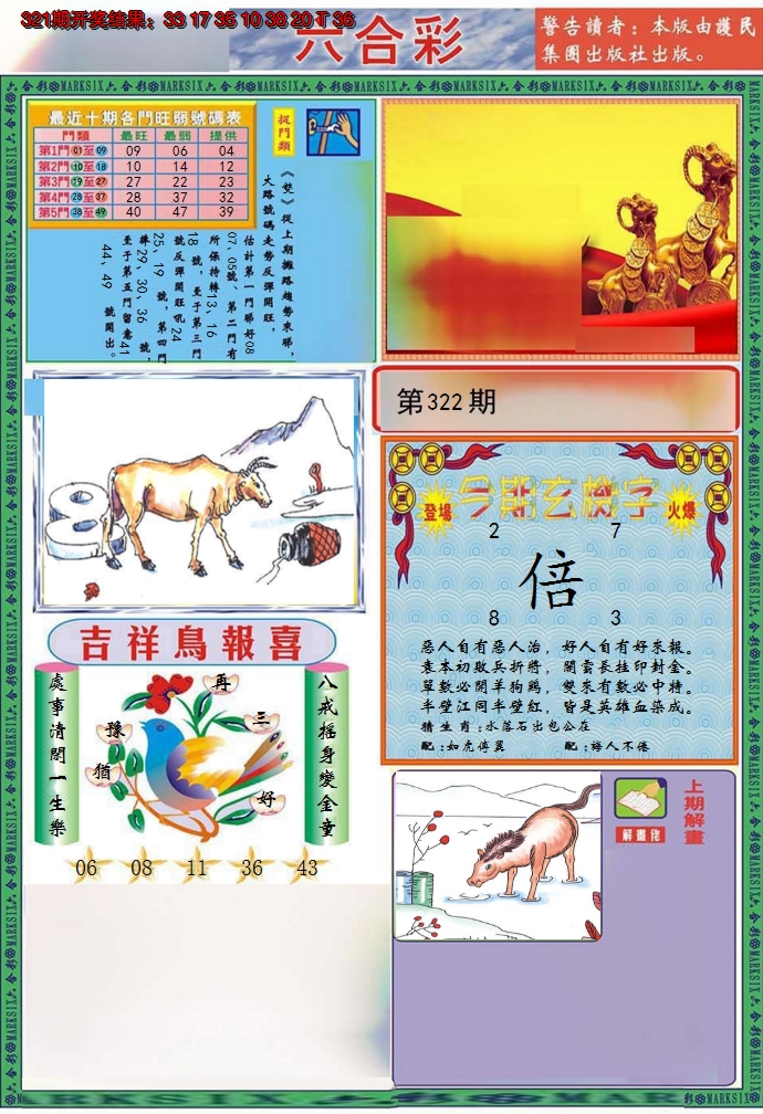 2024322期九龍2011A(推荐)