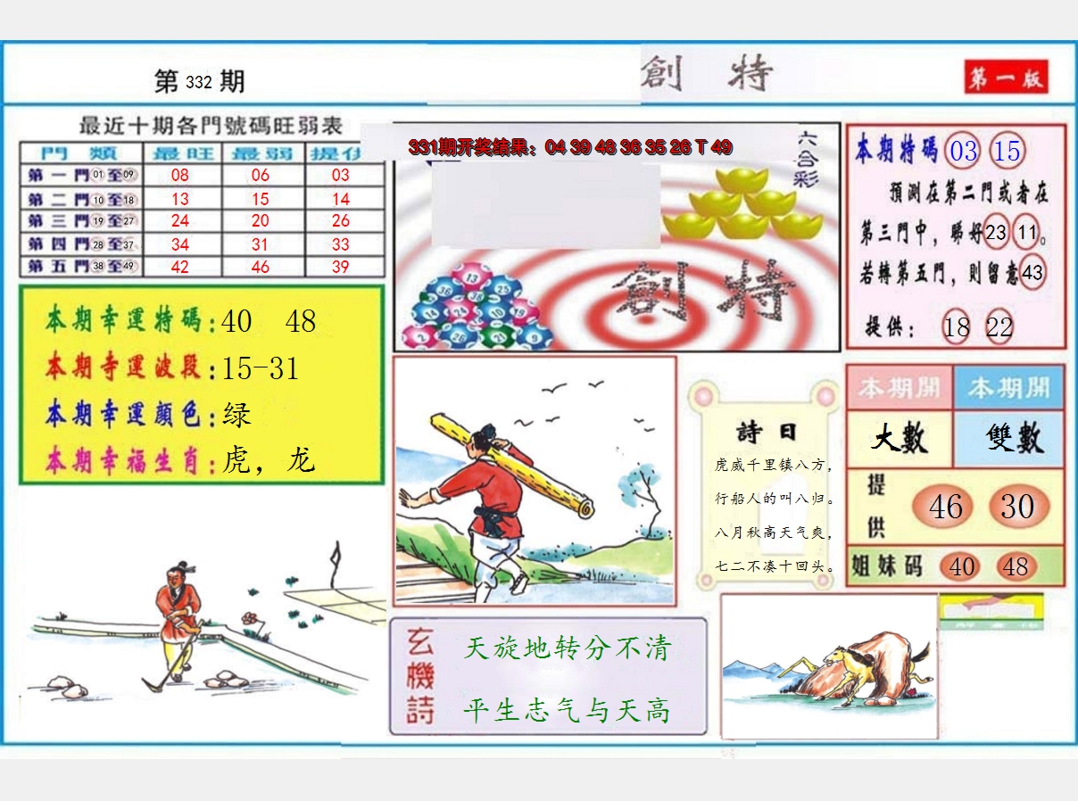 2024332期九龍创特A(推荐)