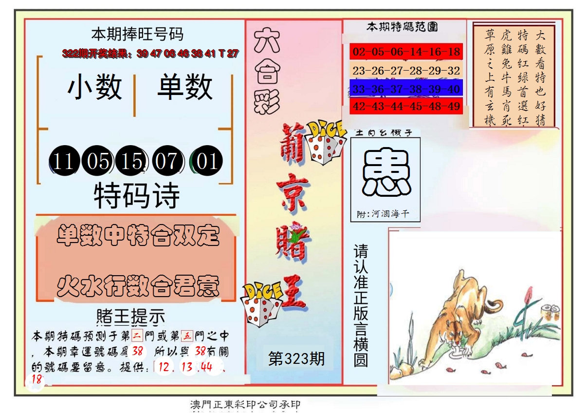 2024323期葡京赌王彩