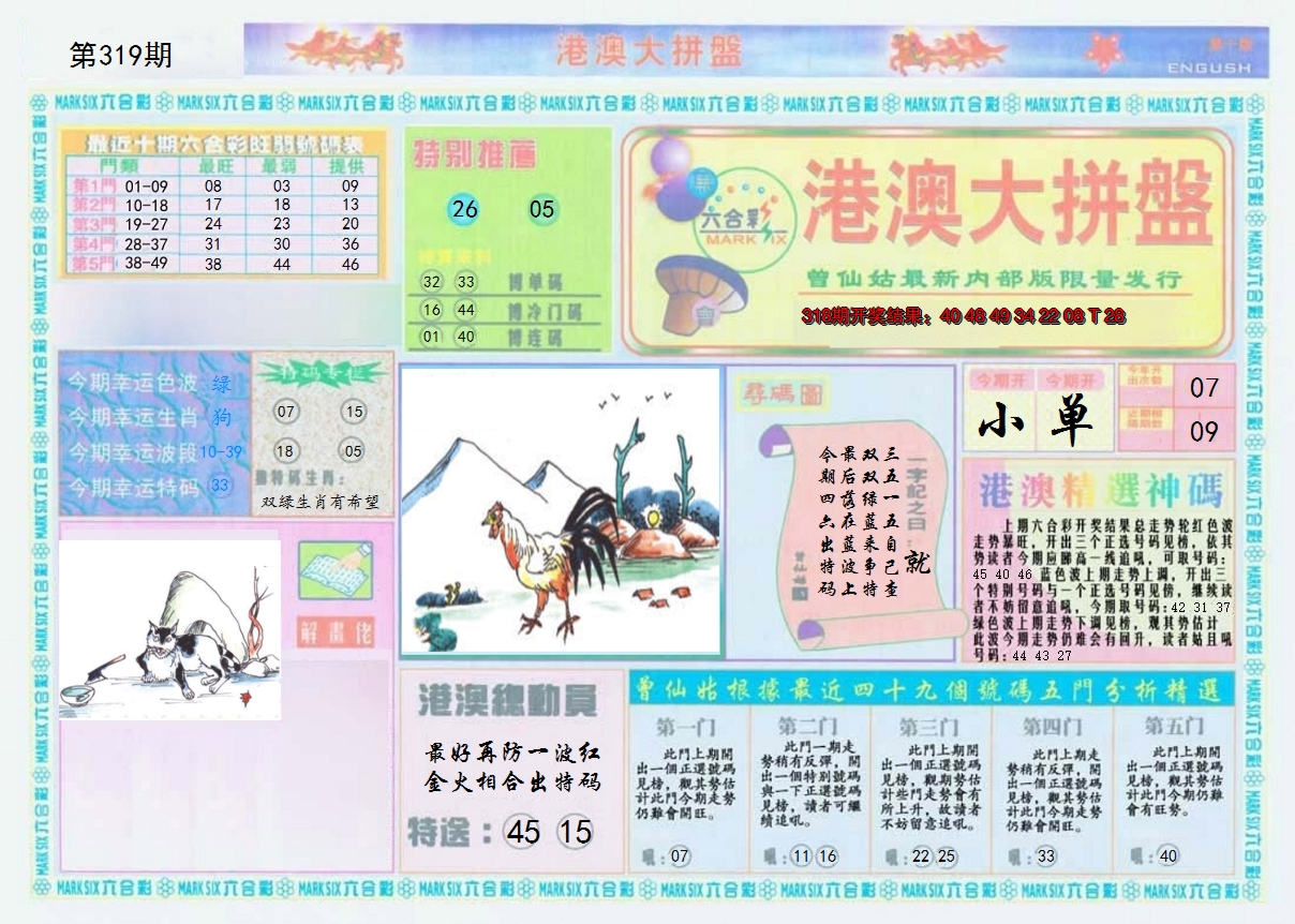 2024319期港澳大拼盘A