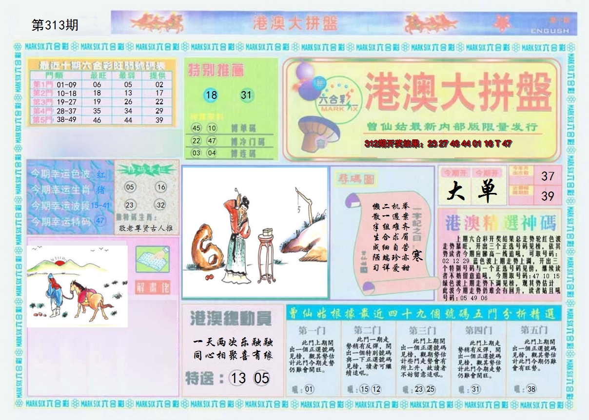 2024313期港澳大拼盘A