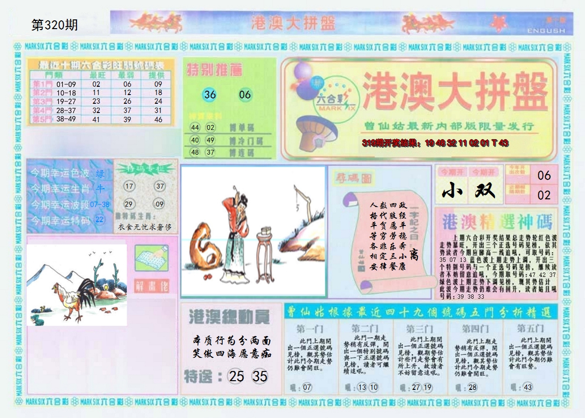 2024320期港澳大拼盘A