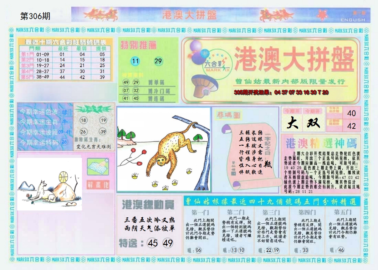 2024306期港澳大拼盘A