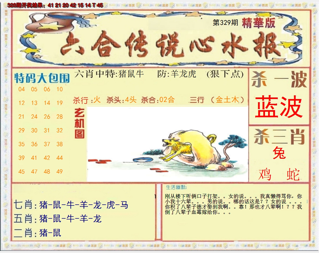 2024329期六合传说(心水版)