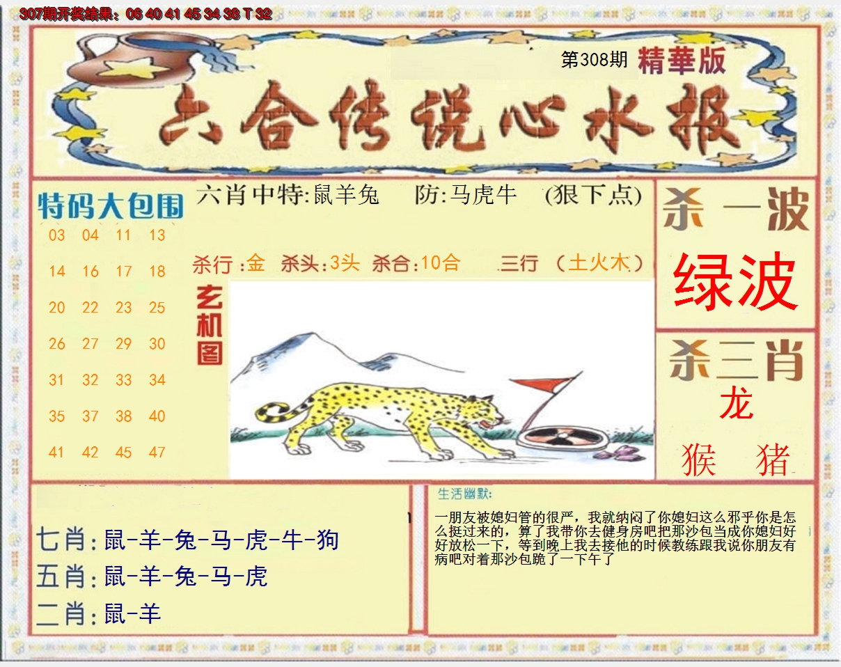 2024308期六合传说(心水版)
