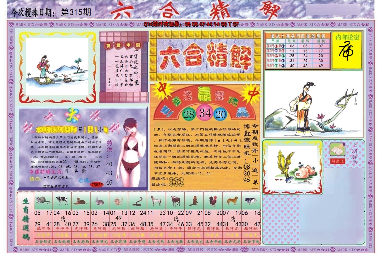 2024315期六合精解A