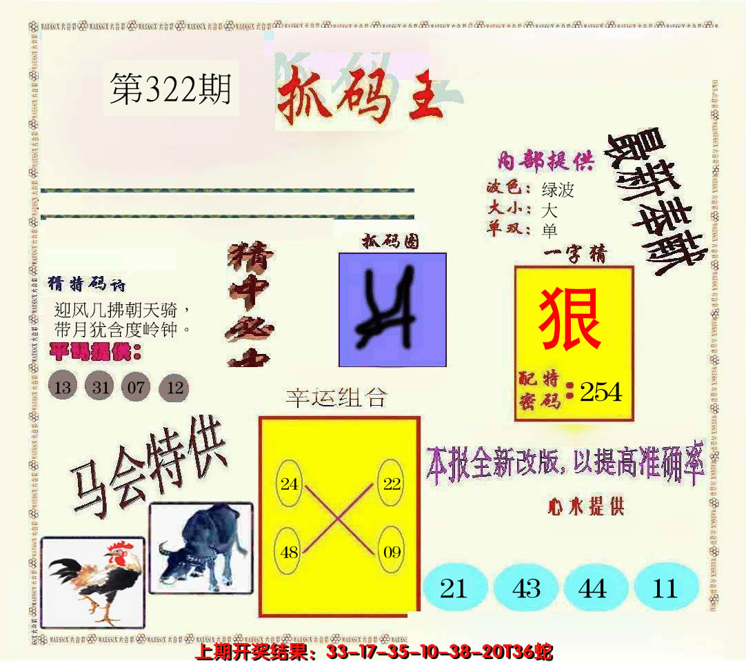2024322期新抓码王