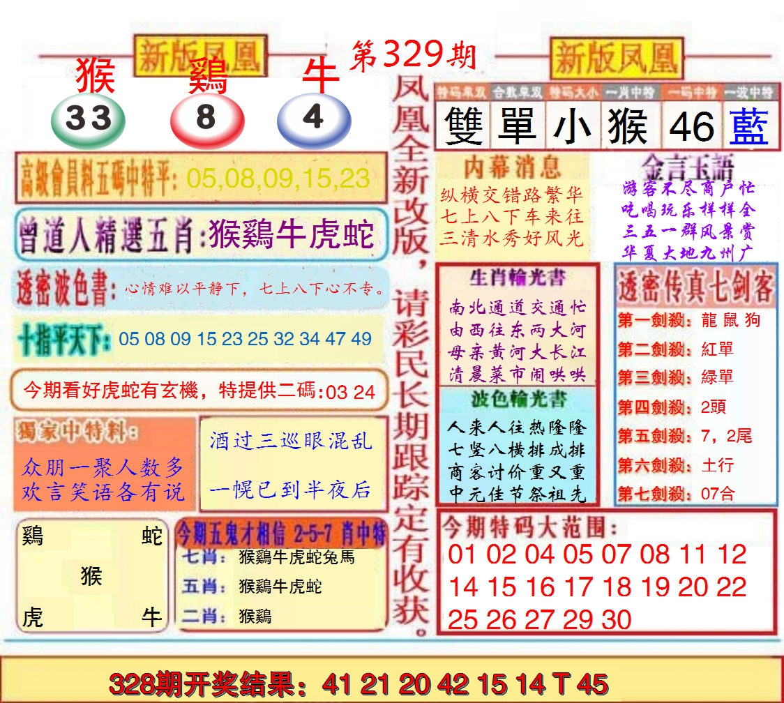 2024329期另二代凤凰报
