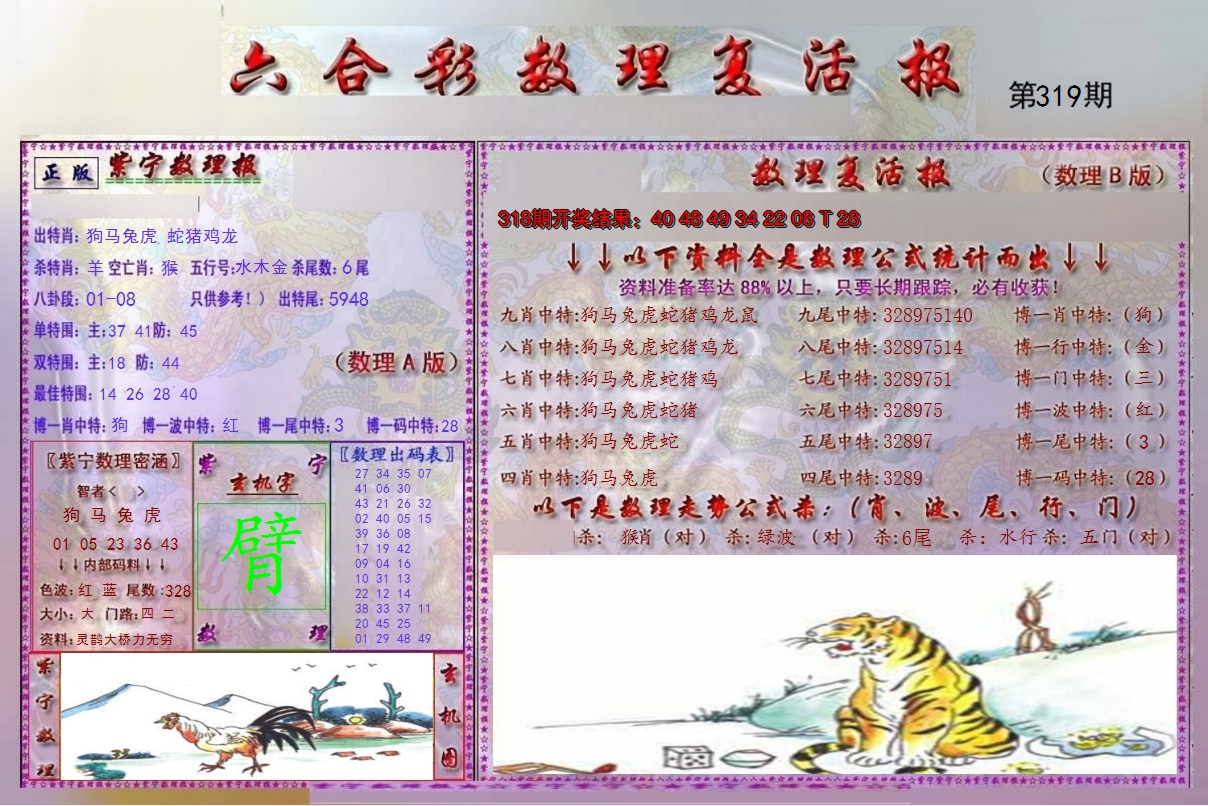 2024319期数理复活报