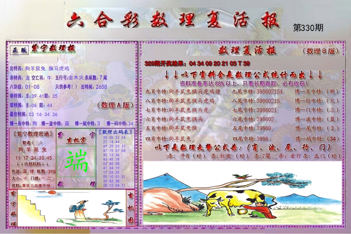 2024330期数理复活报