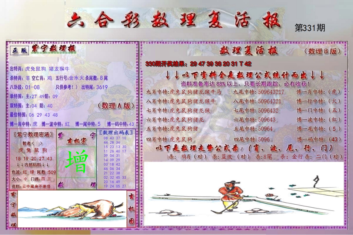 2024331期数理复活报