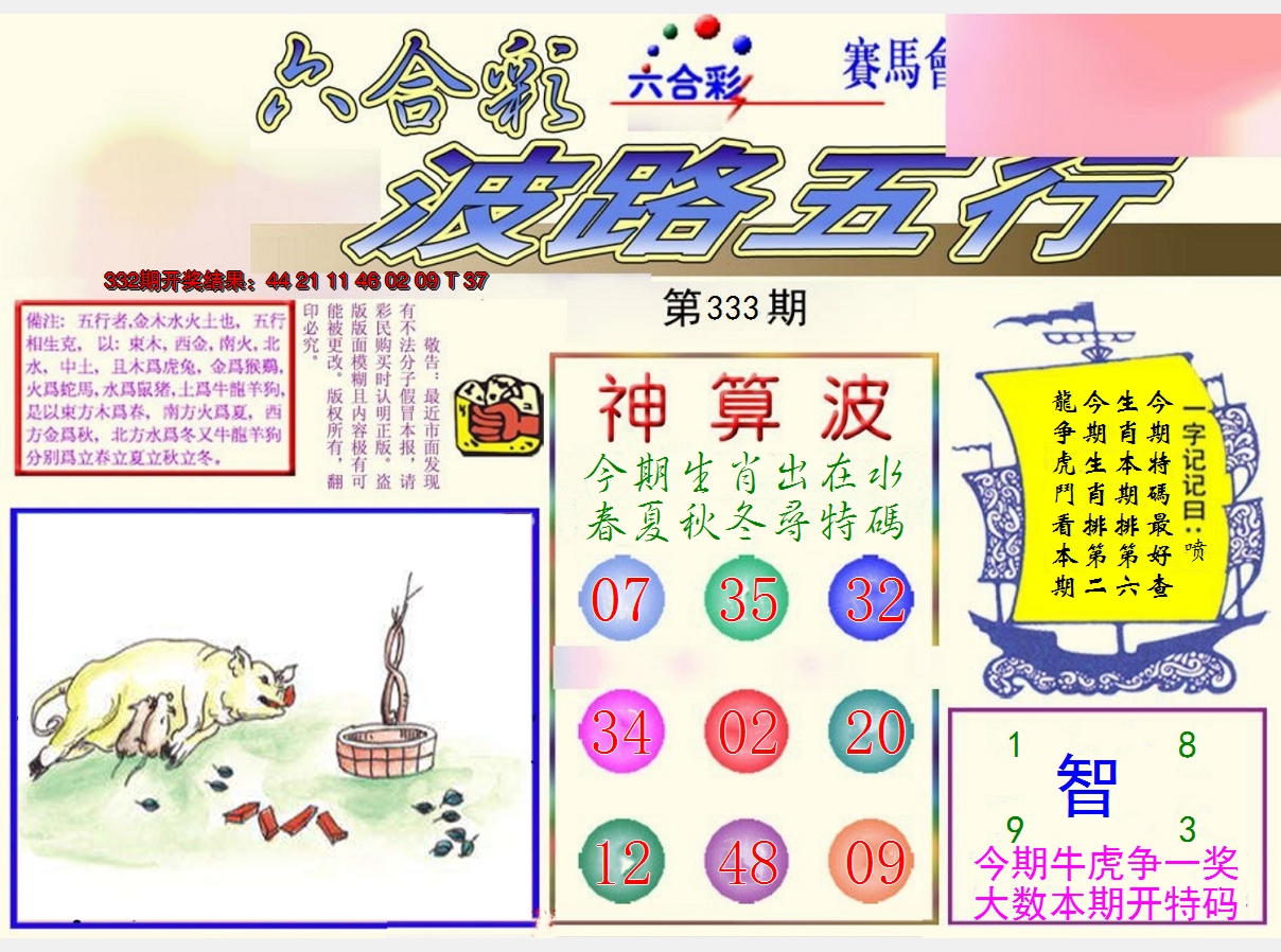 2024333期波路五行