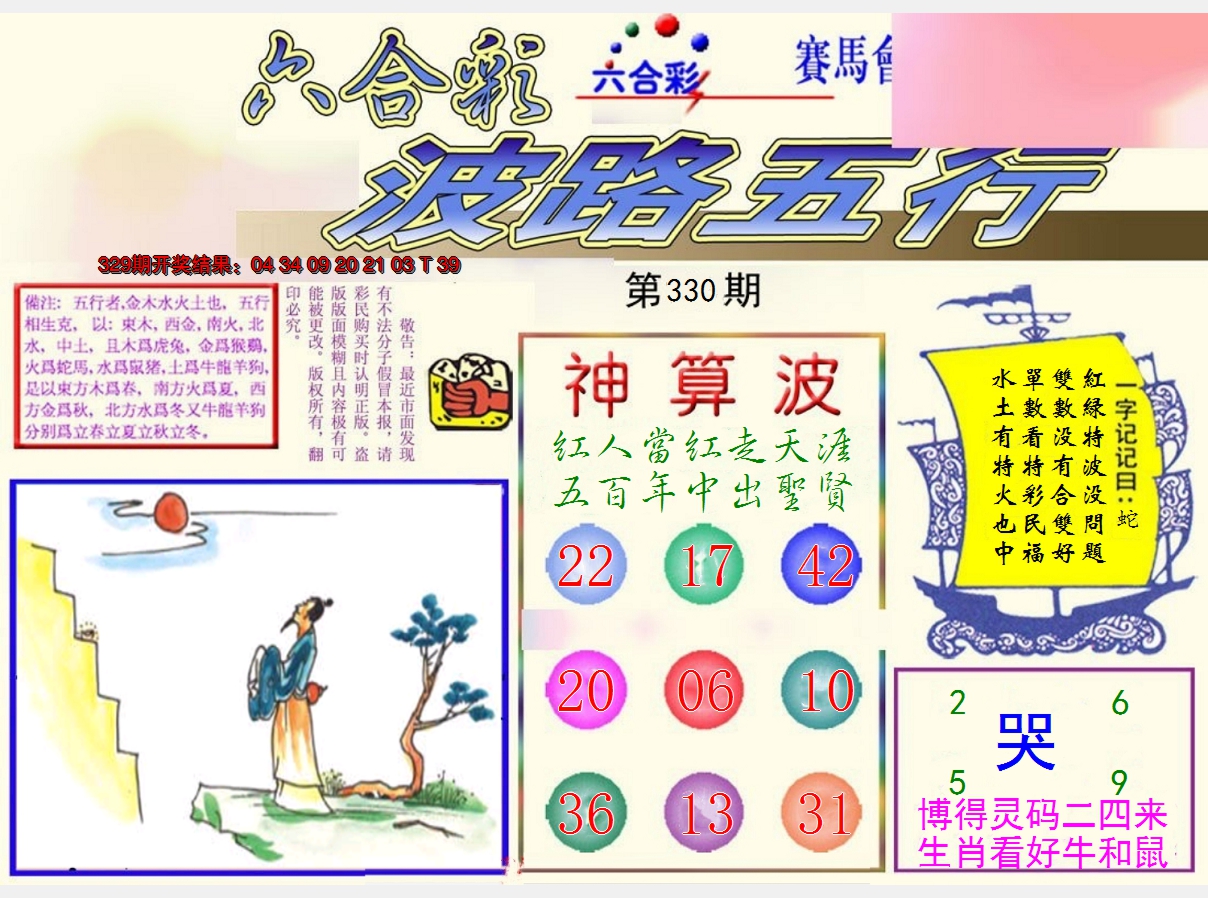 2024330期波路五行