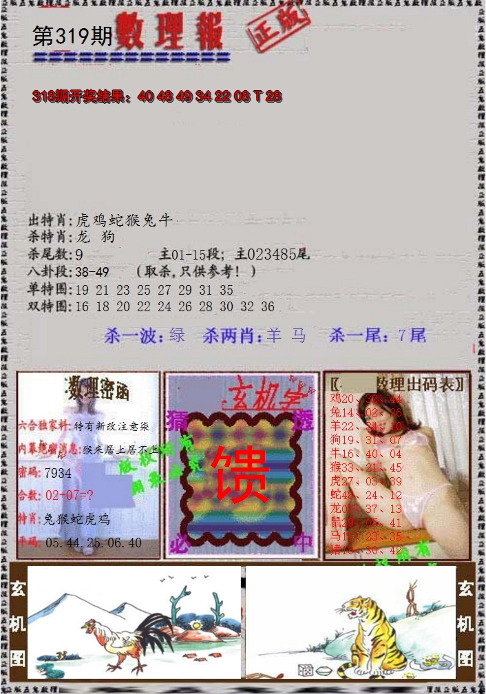 2024319期数理报