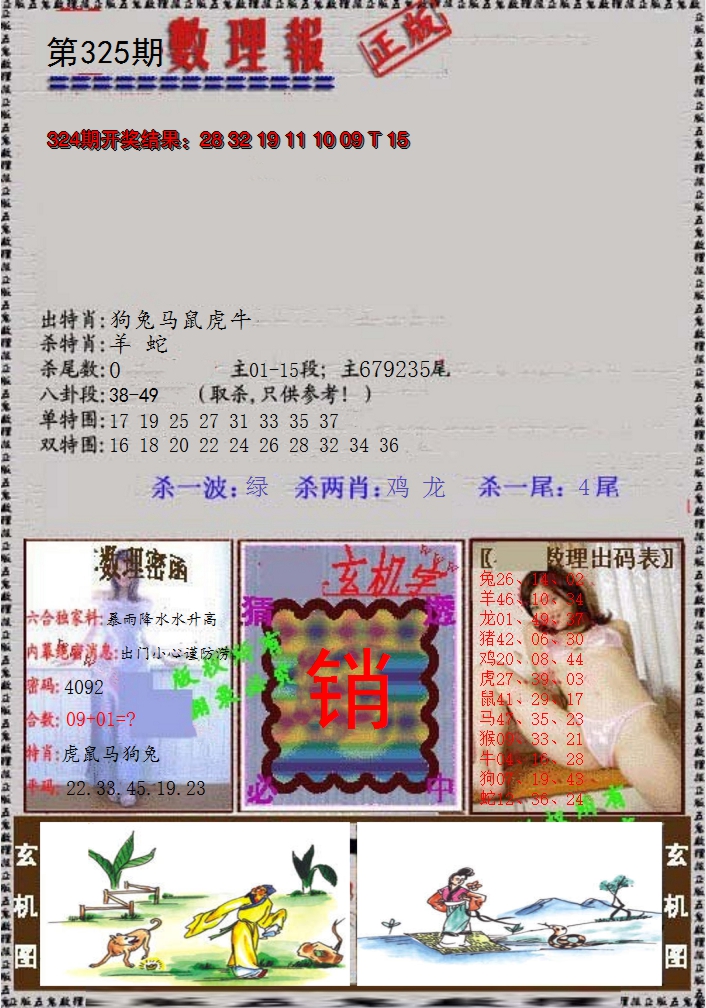 2024325期数理报