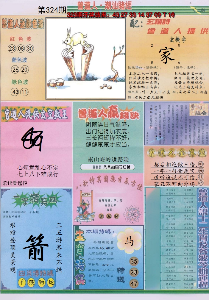 2024324期潮汕赌经B