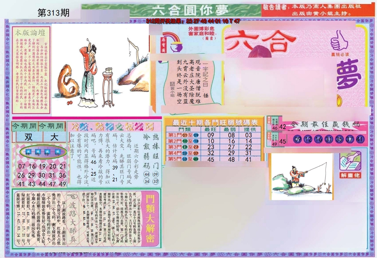 2024313期(新版)六合圆你梦A