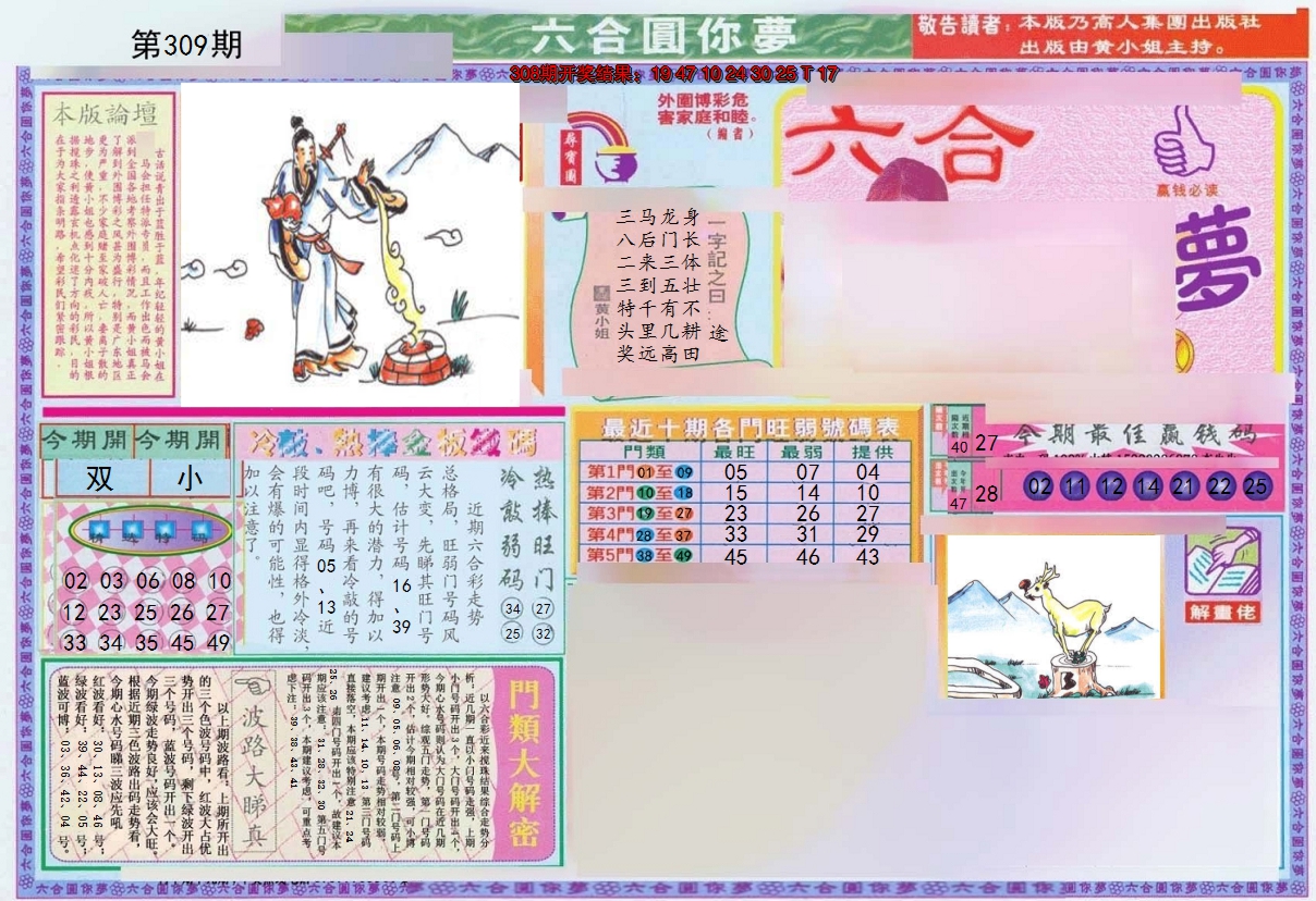 2024309期(新版)六合圆你梦A