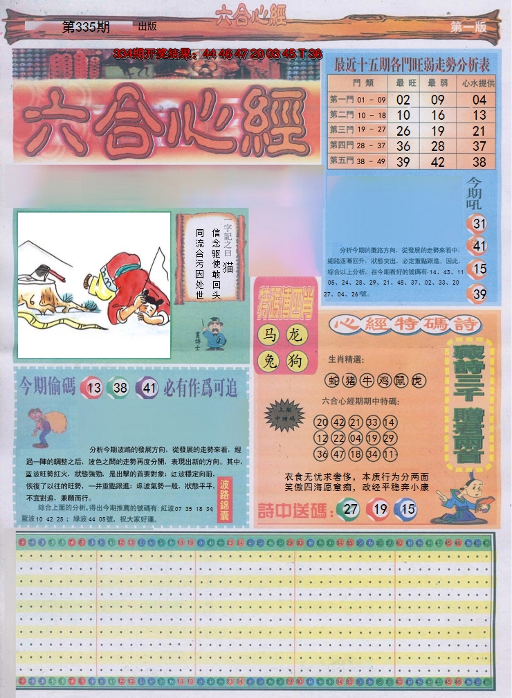 2024335期六合心经A