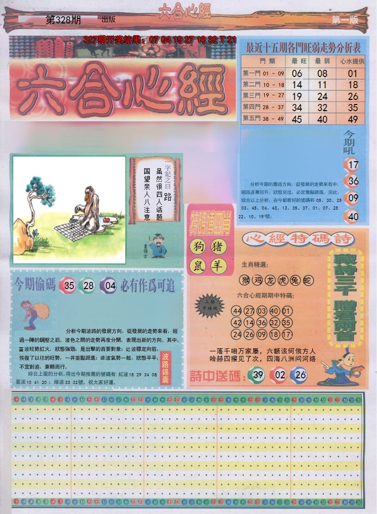2024328期六合心经A