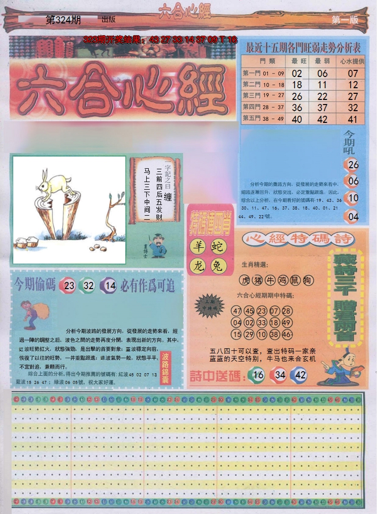 2024324期六合心经A