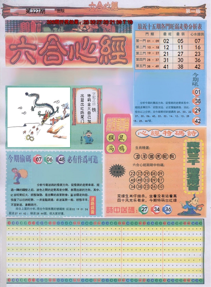 2024327期六合心经A