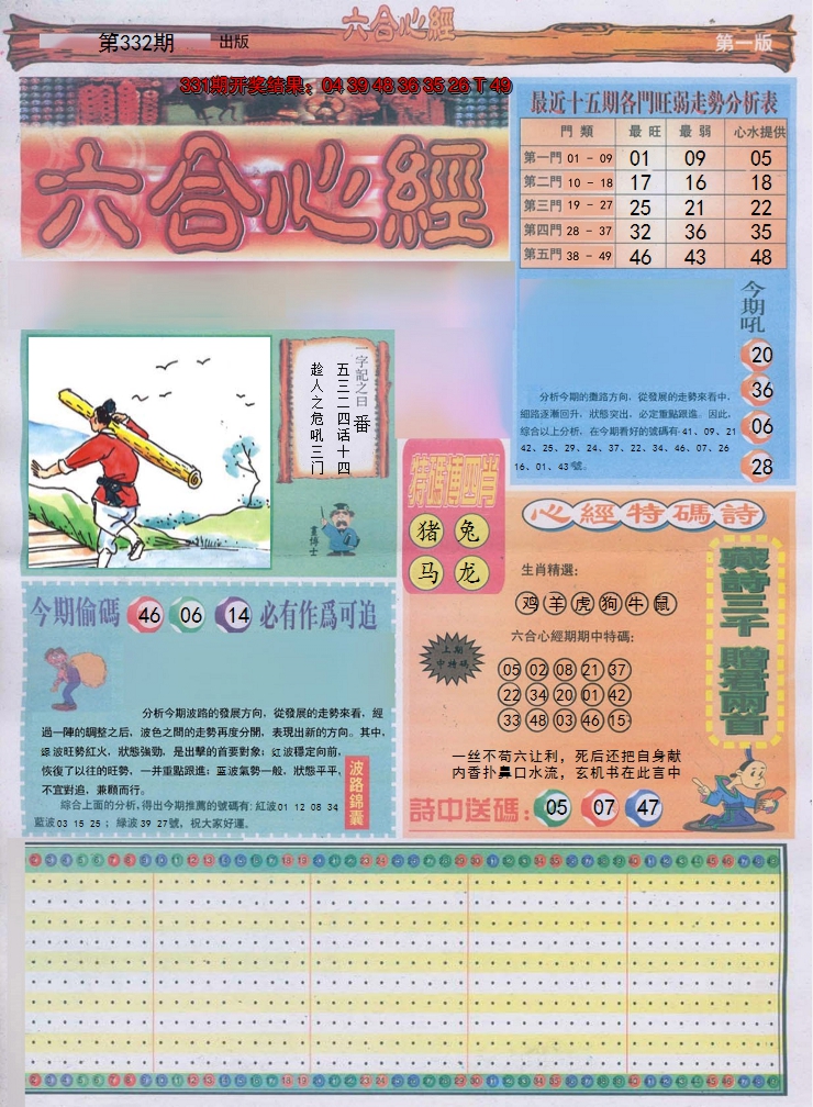 2024332期六合心经A