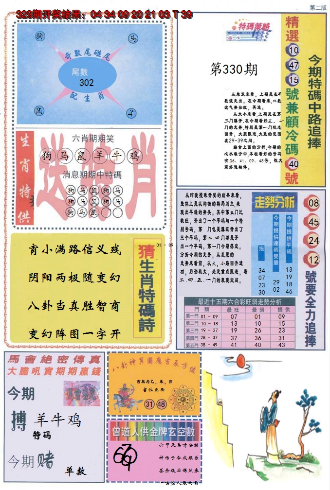 2024330期曾道人内幕消息B