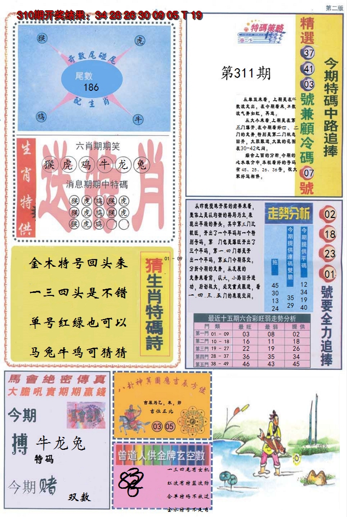 2024311期曾道人内幕消息B