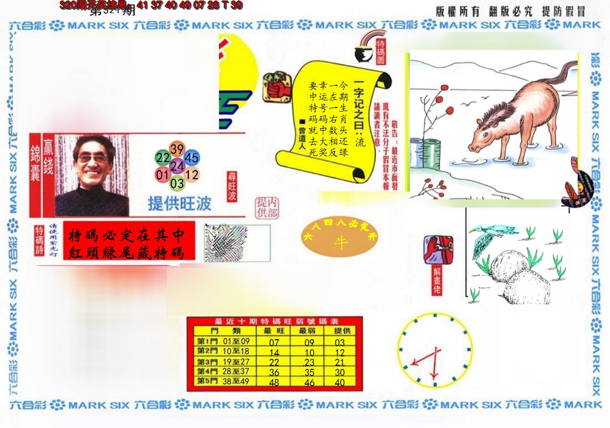 2024321期特码王(信封)