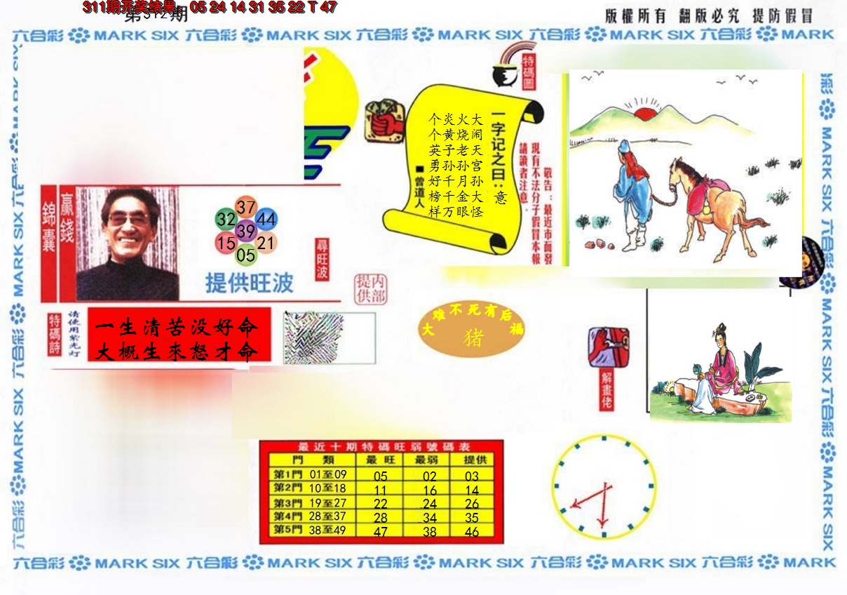 2024312期特码王(信封)