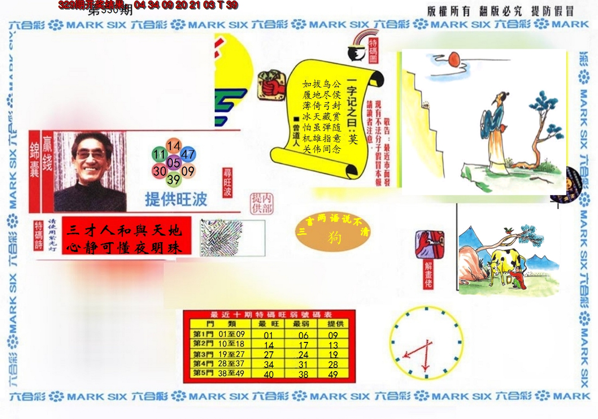 2024330期特码王(信封)
