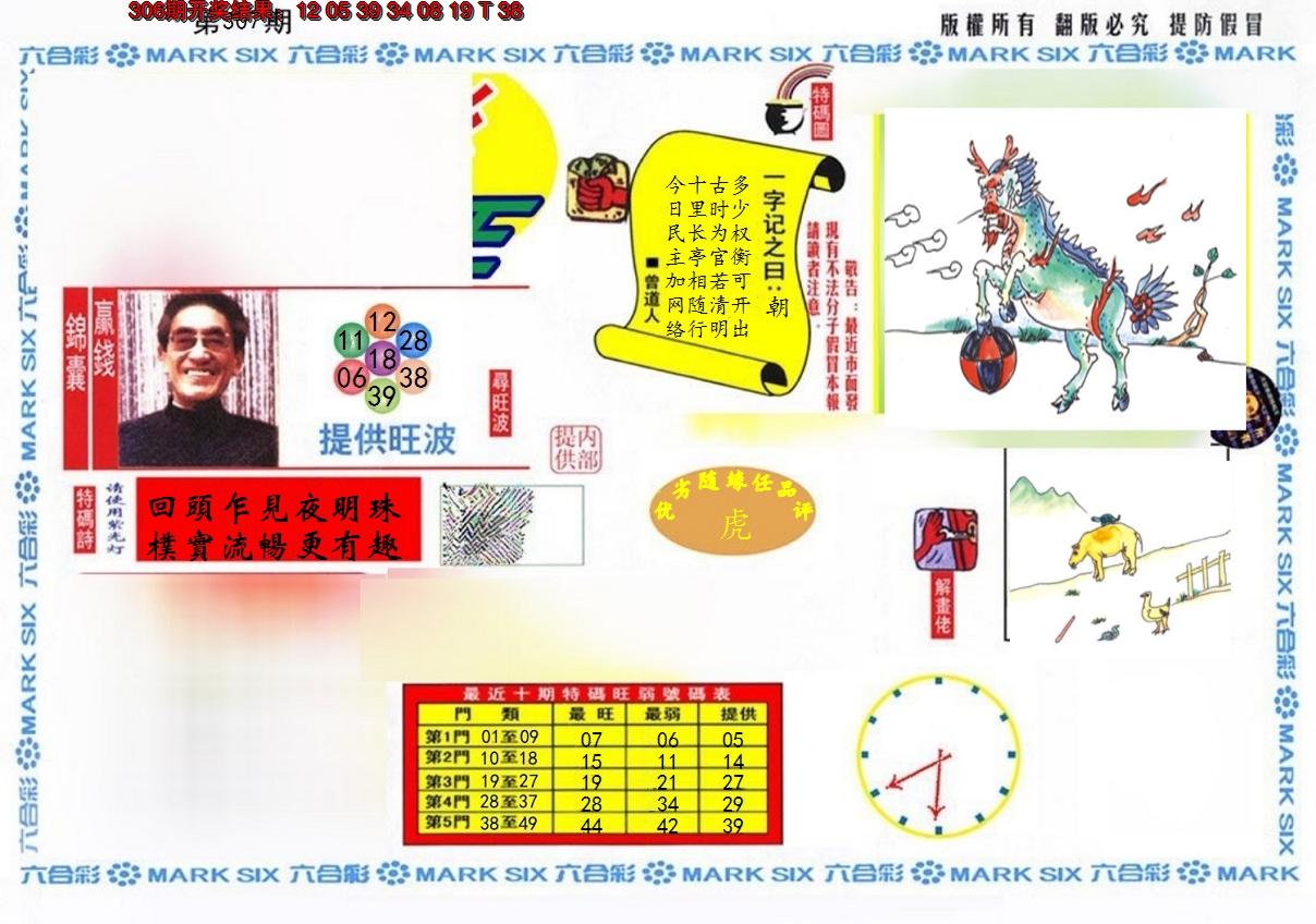 2024307期特码王(信封)