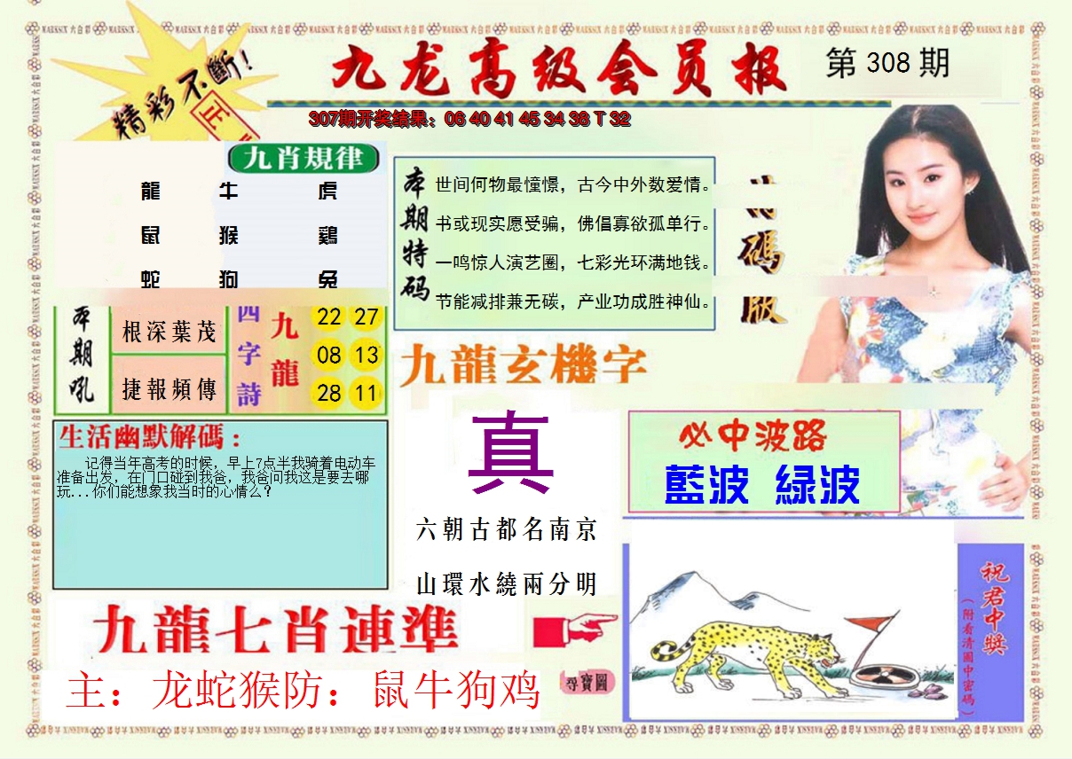 2024308期九龙高级会员报