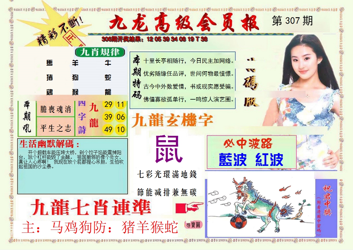 2024307期九龙高级会员报