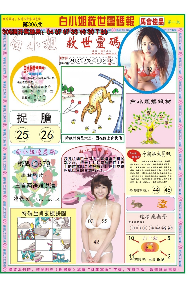 2024306期白小姐龙卷风A