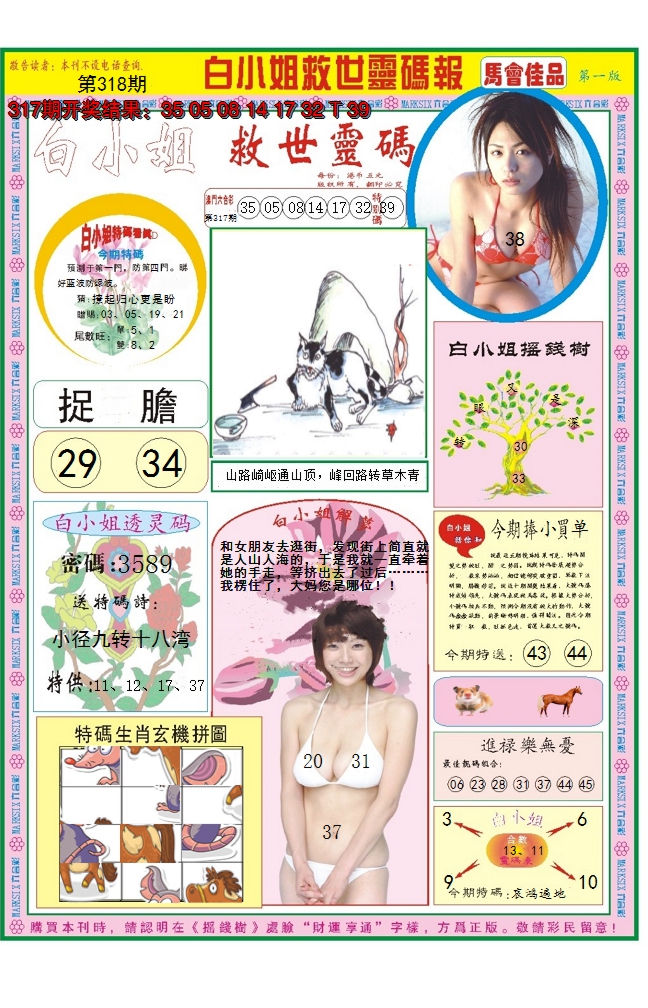 2024318期白小姐龙卷风A