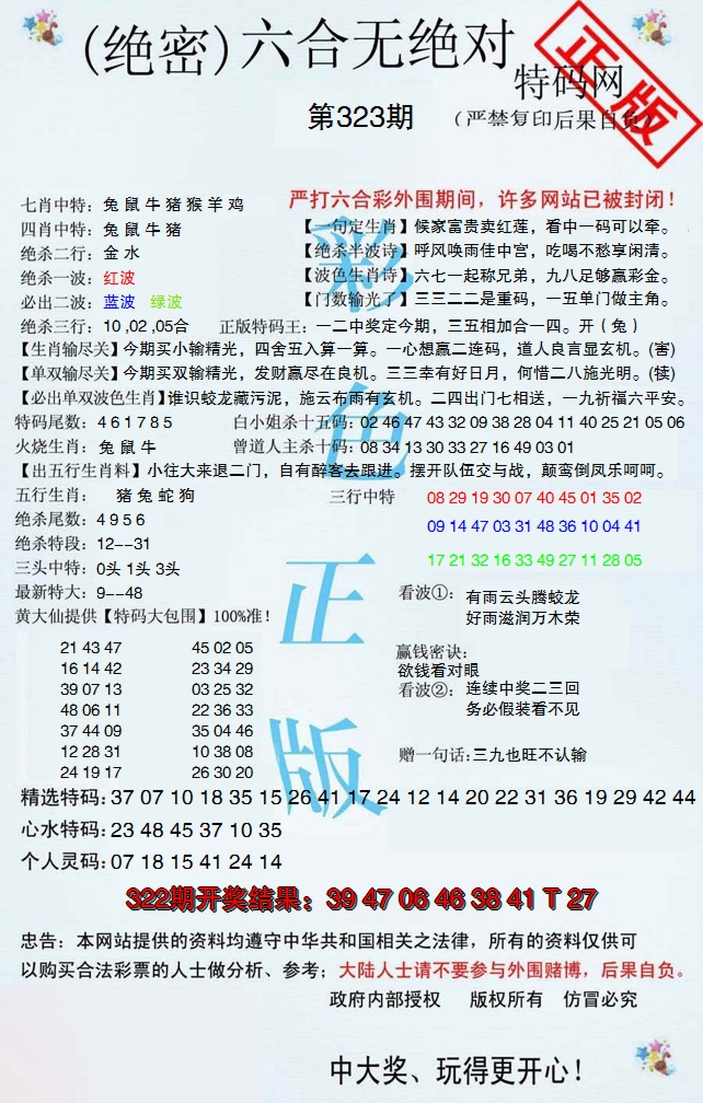 2024323期六合无绝对