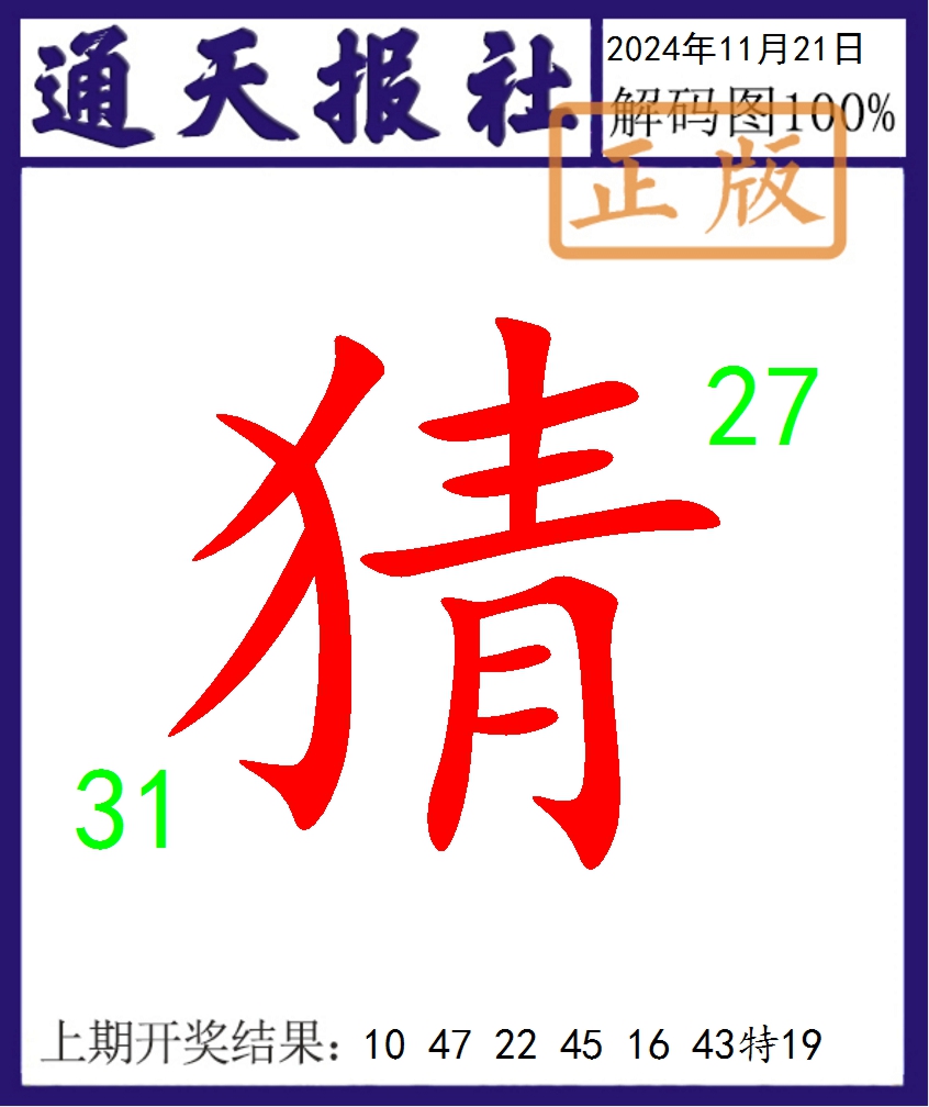 2024326期通天报解码图