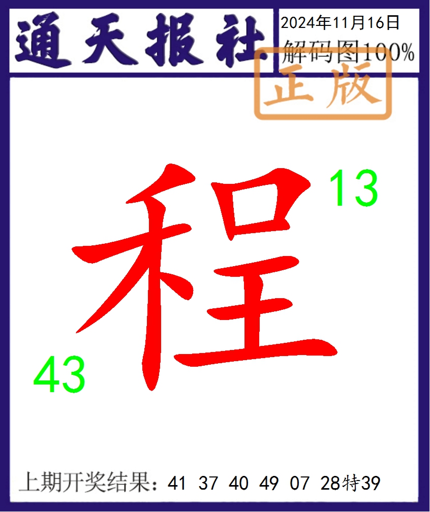 2024321期通天报解码图